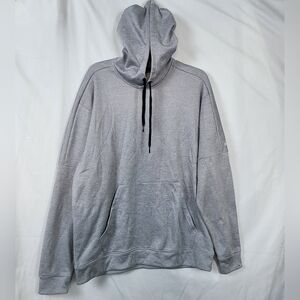 Adidas Men's Athletics Gray Climawarm Long Sleeve Drawstring Pullover‎ Hoodie XL